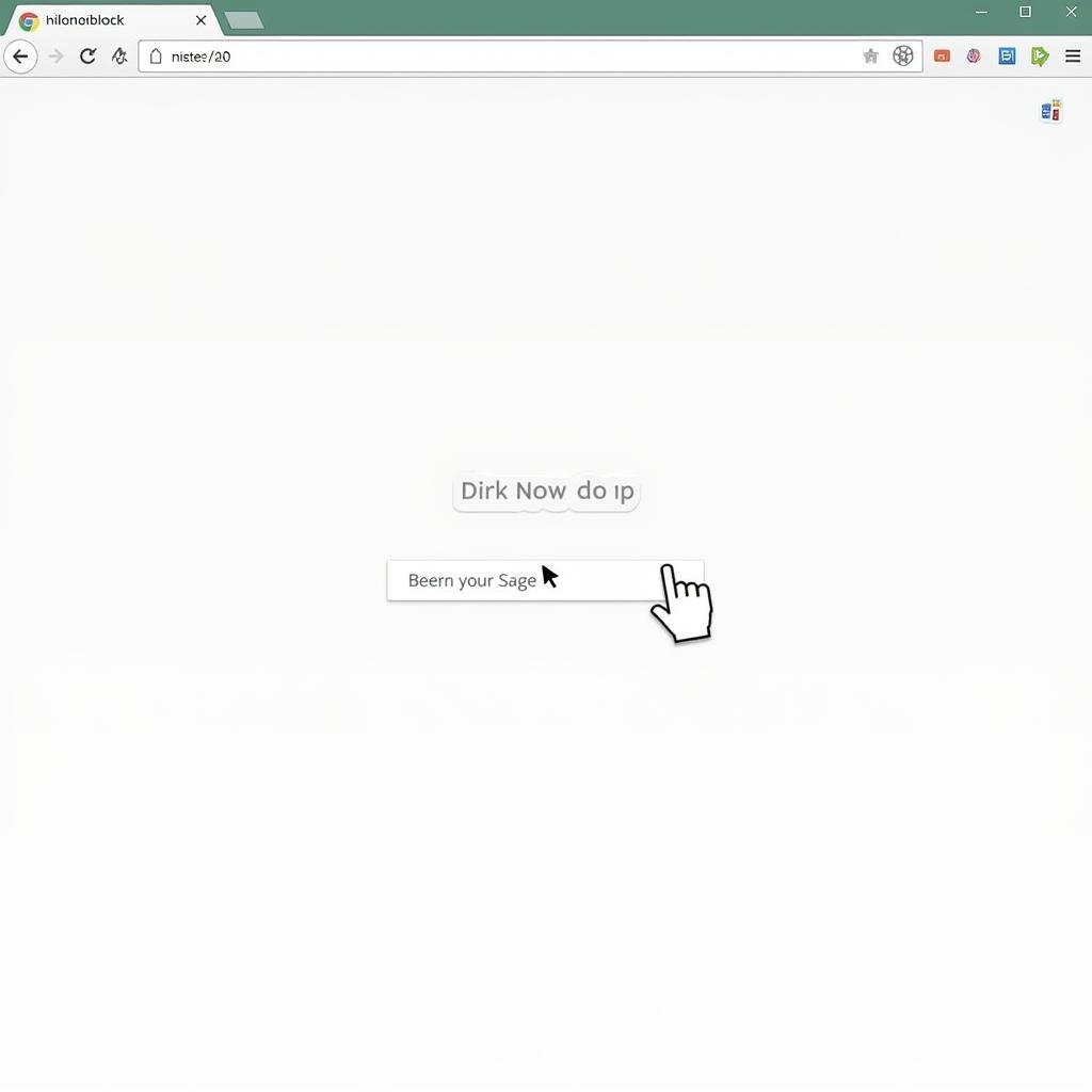 User interface of a Chrome APK Mod Adblock