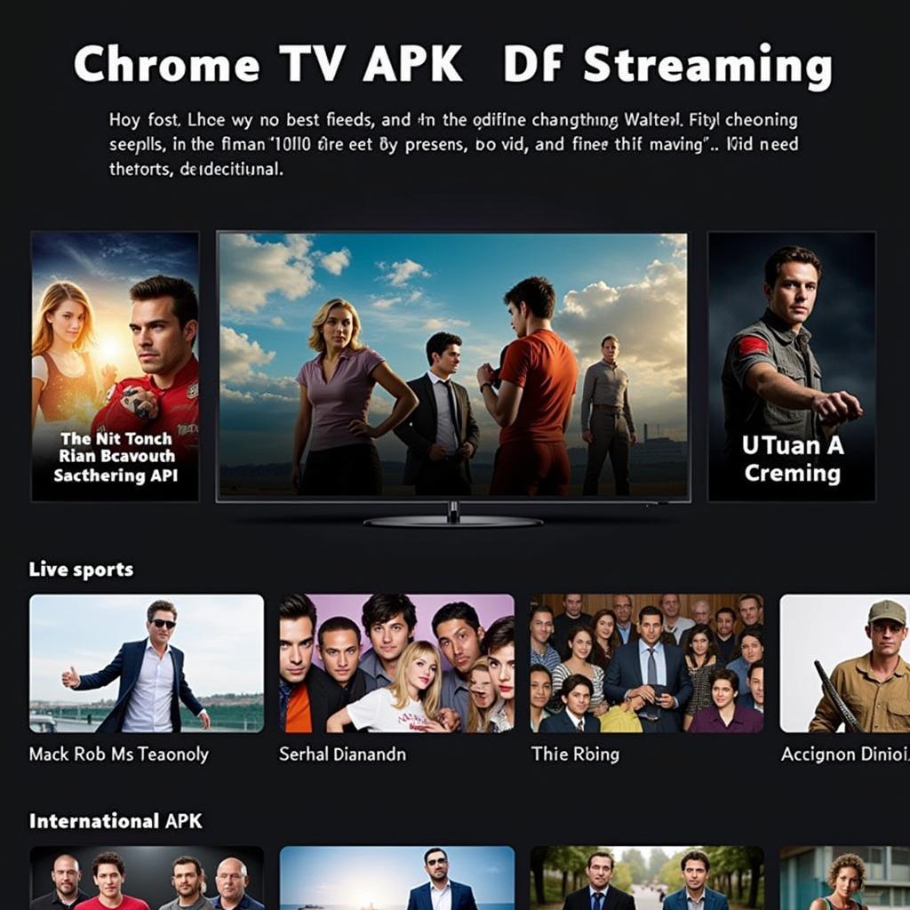 Chrome TV APK Streaming Options