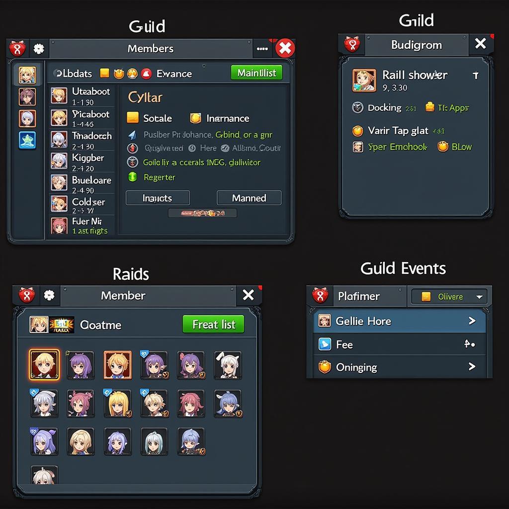 Chronoblade Guild System