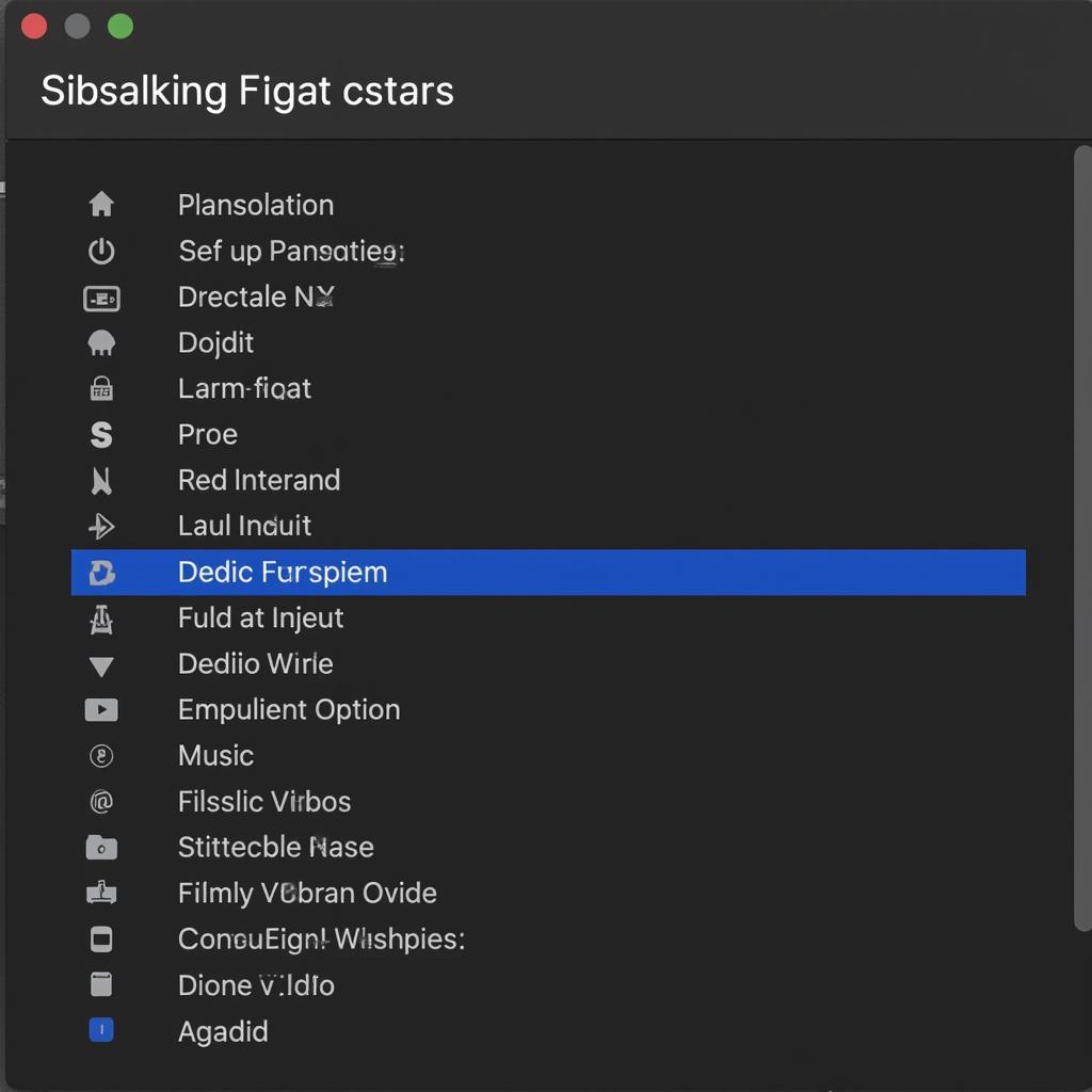 Cinema FV 5 Video Settings