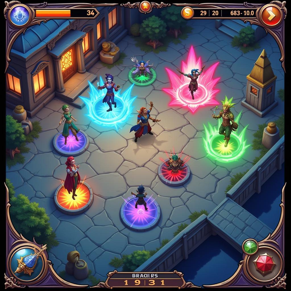 Clans of Magic Gameplay Screenshot