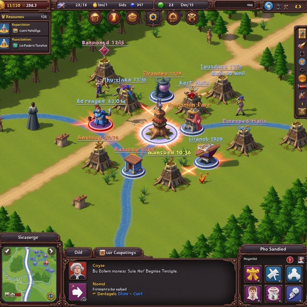 Clans of Magic Gameplay Screenshot