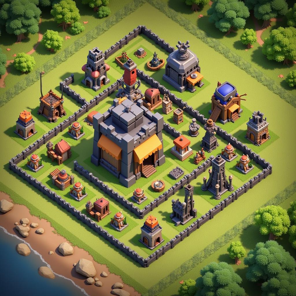 Clash of Clans Clan War battle