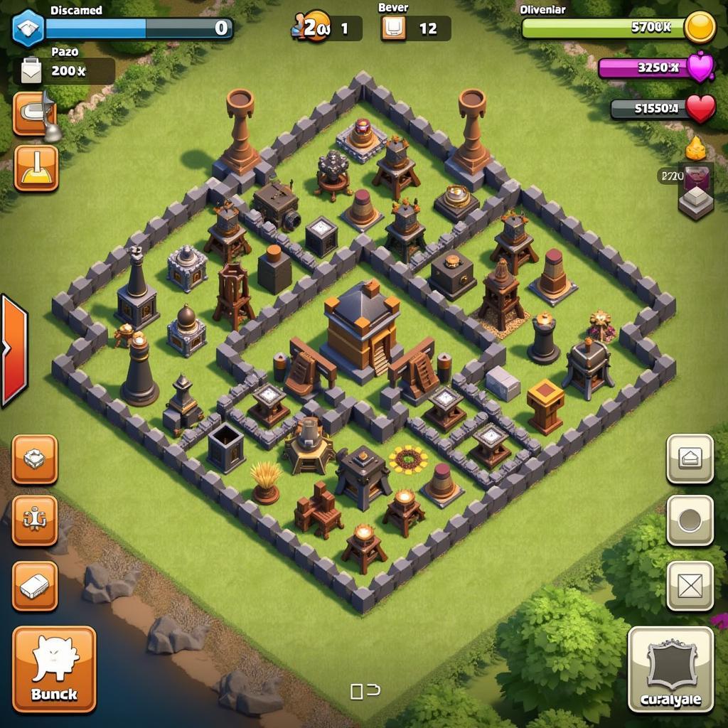 Clash of Clans Mod APK Base Building