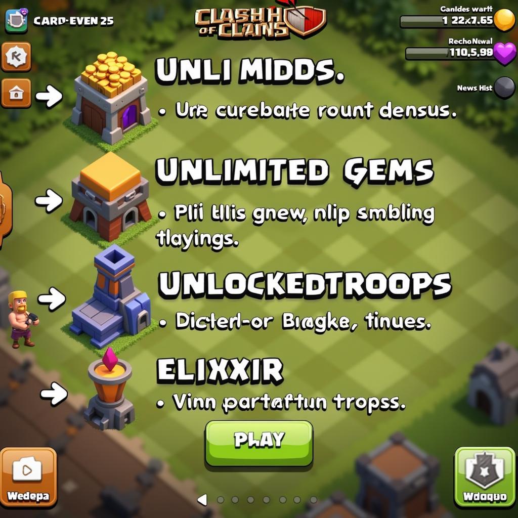 Clash of Clans Mod APK Features