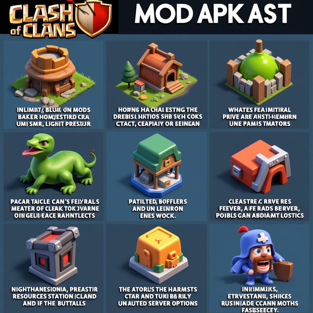 Clash of Clans Mod APK Features Overview