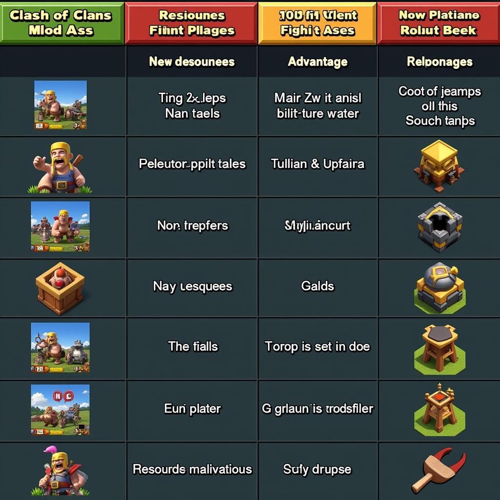 Clash of Clans Mod APK Features