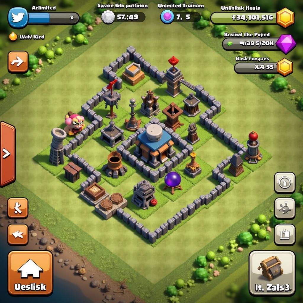 Clash of Clans Mod APK Gameplay