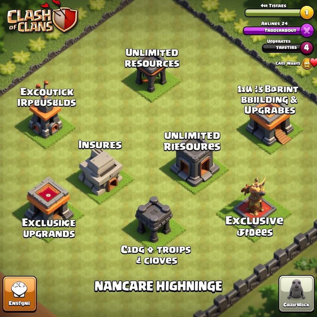 Clash of Clans Root Mod APK Features