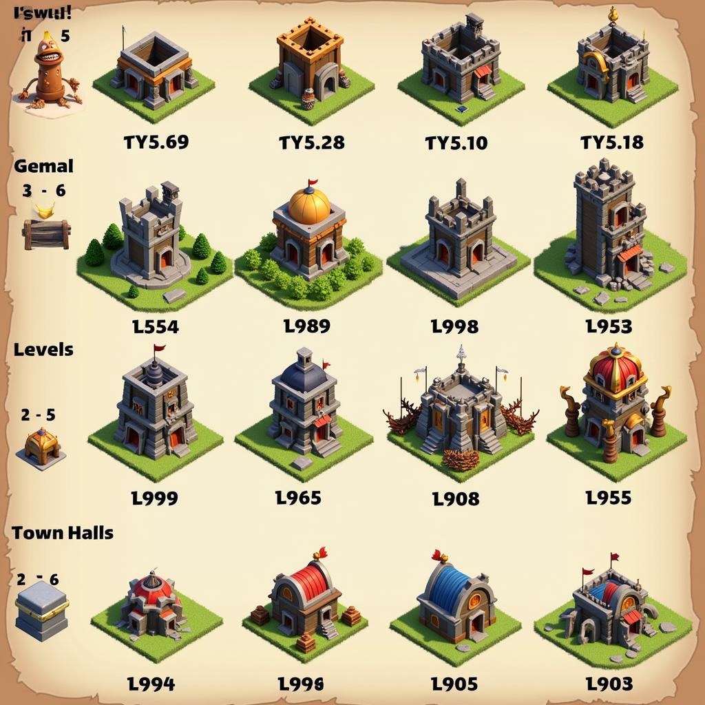 Clash of Clans Town Hall Levels