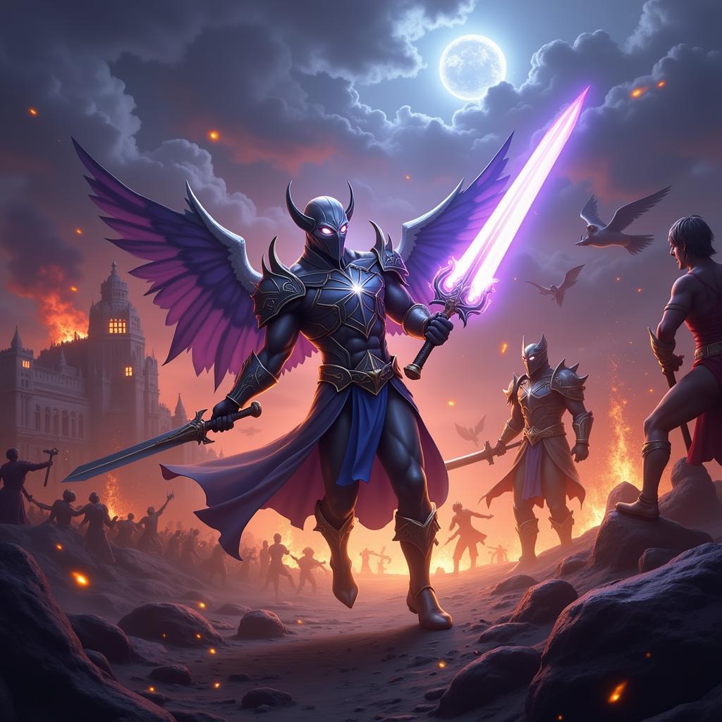 Clash of Dreams Mod APK Battle Scene 