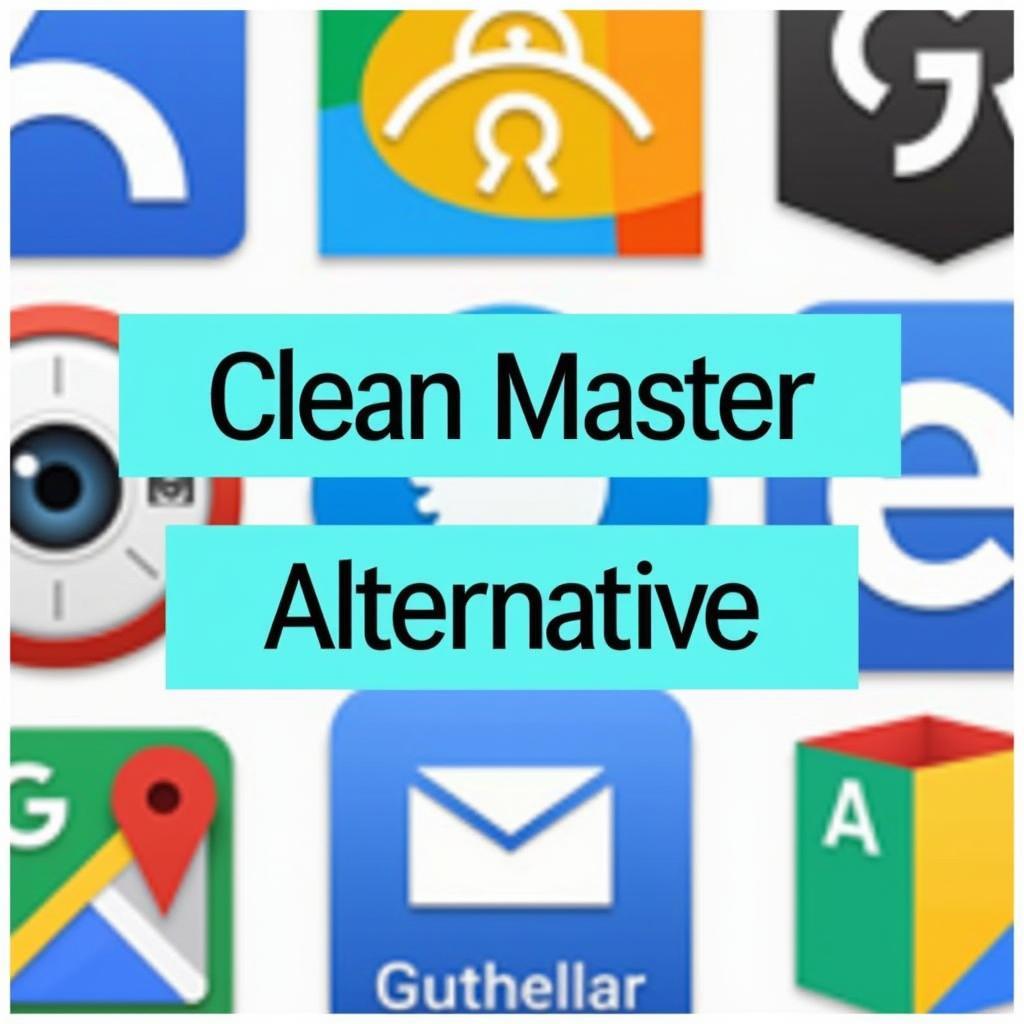 Google Play Store app icons of Clean Master alternatives