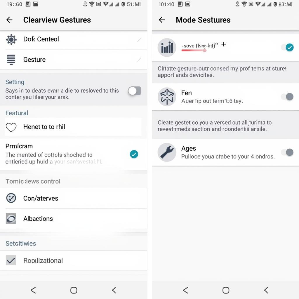 Clearview Gestures APK Customization Options