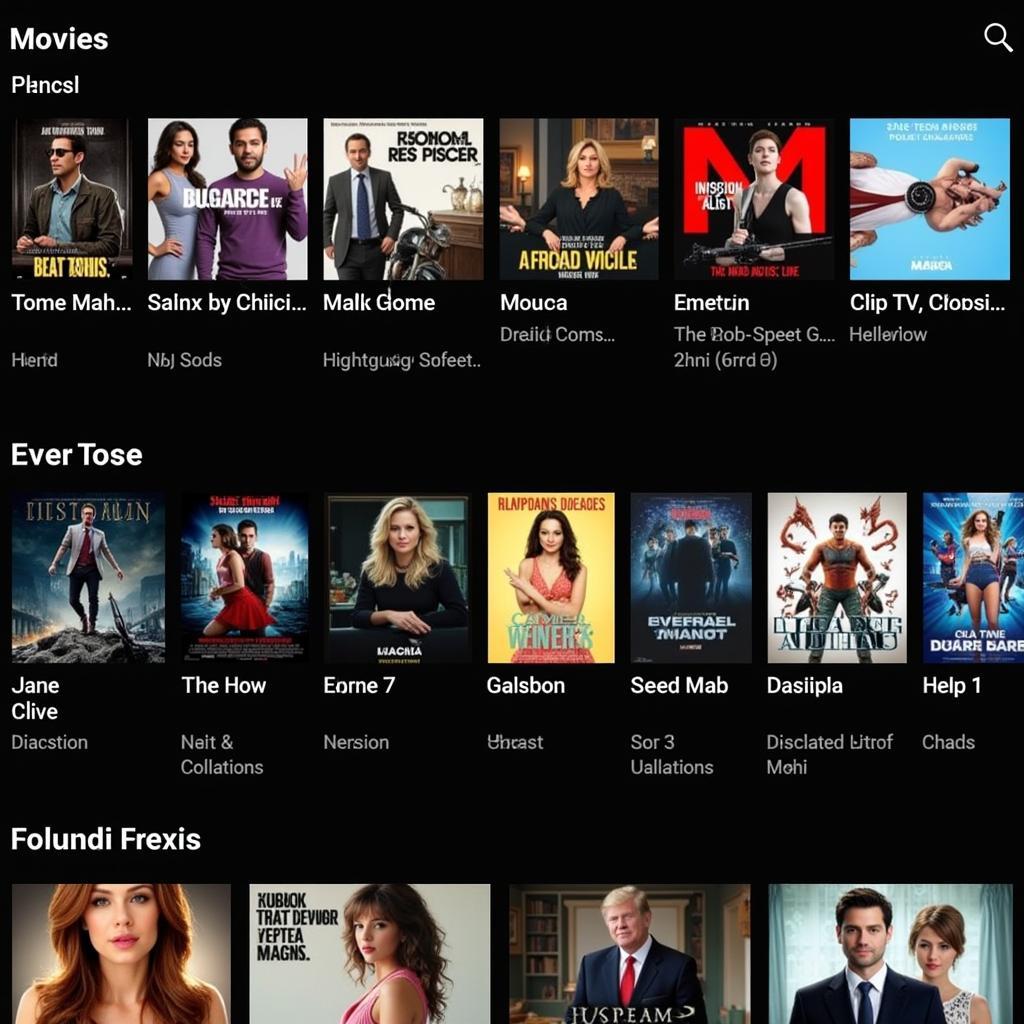 Clip TV APK Movie Selection