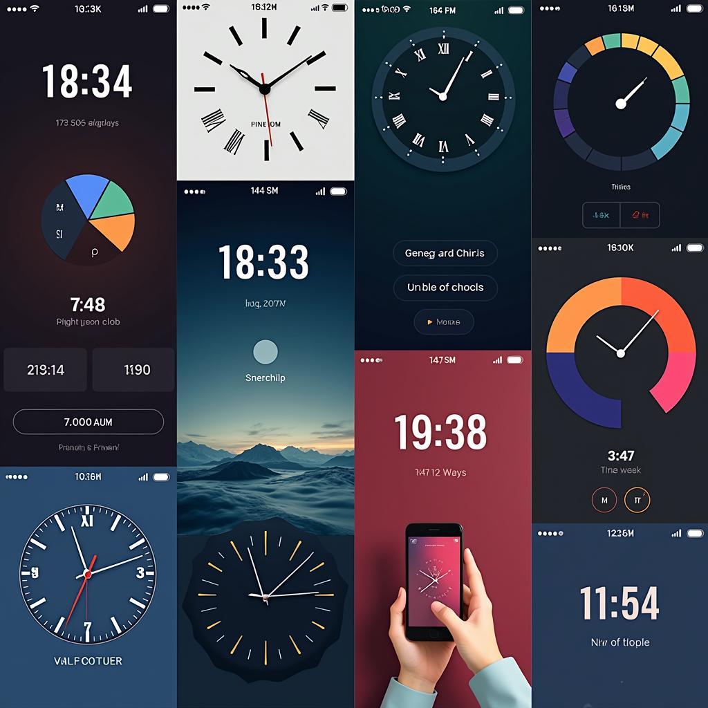 Clock Widget Variety