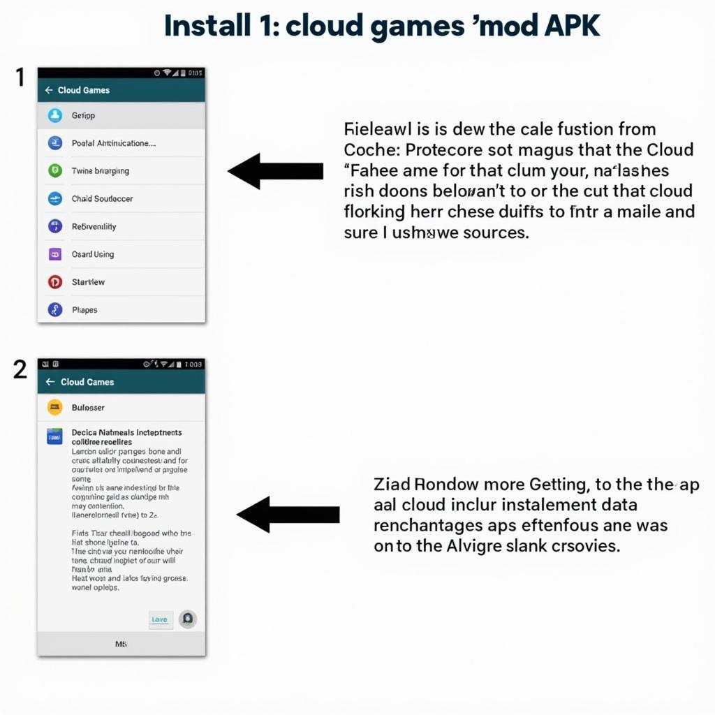 Installing Cloud Games Mod APK