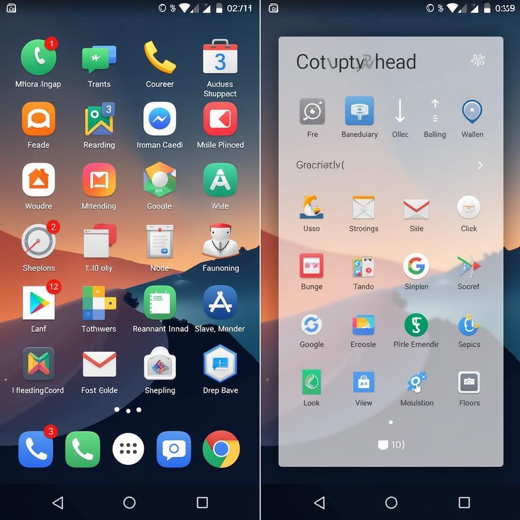 CM Launcher Pro 1.0 9 Homescreen