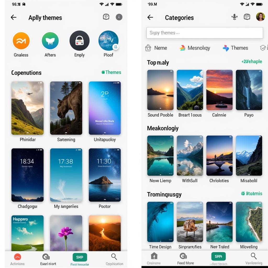 CM Launcher Pro APK Theme Selection