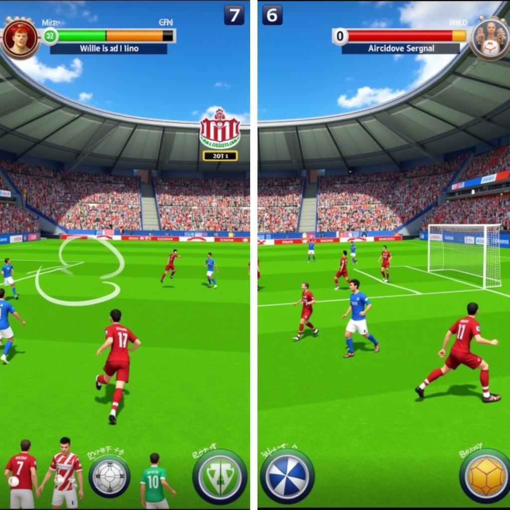 CN Superstar Soccer Gameplay