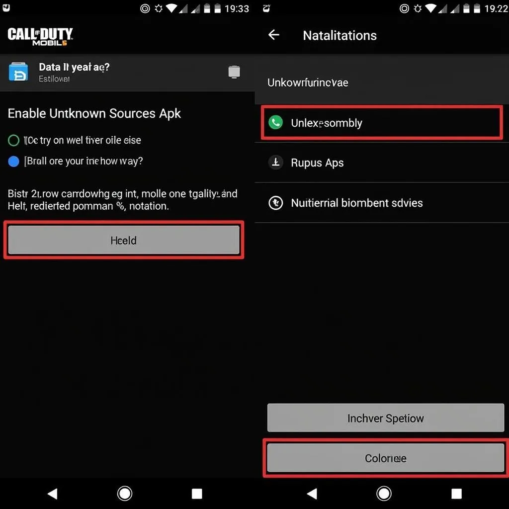 Call of Duty: Mobile APK Installation