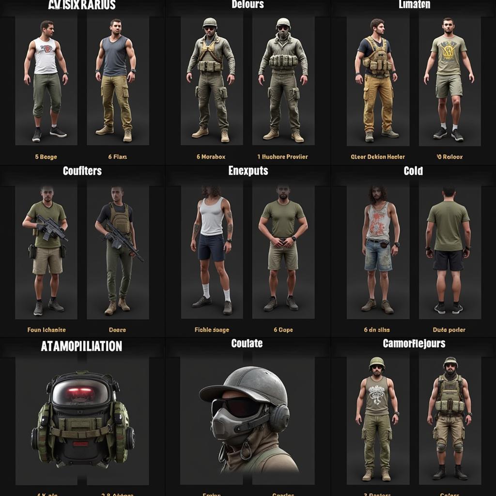 Call of Duty Mobile Character Customization Screen