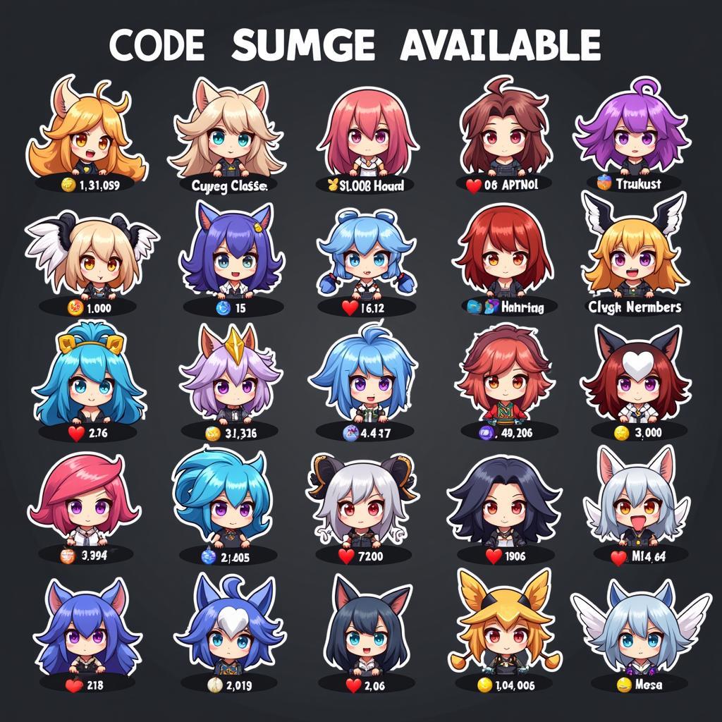 Code Summoner Heroes Lineup