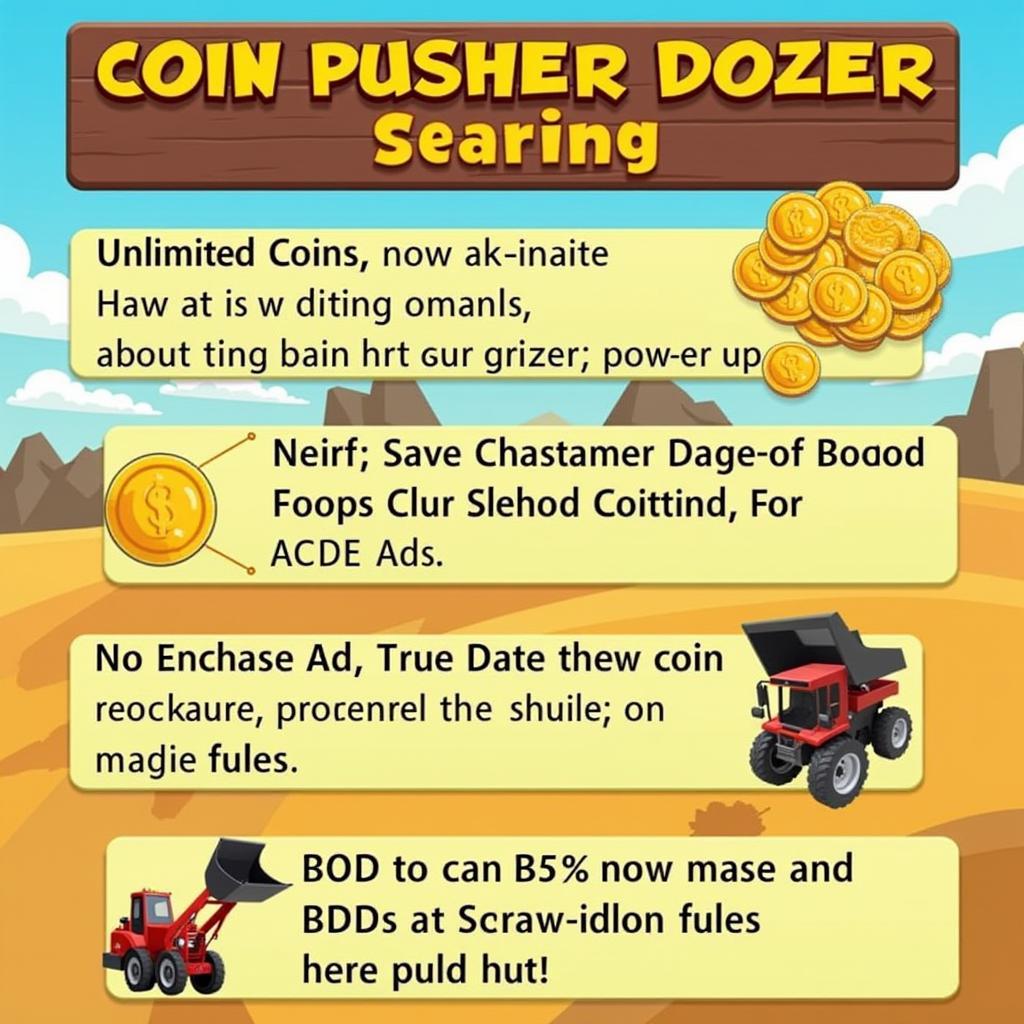 Coin Pusher Dozer Mod APK Features