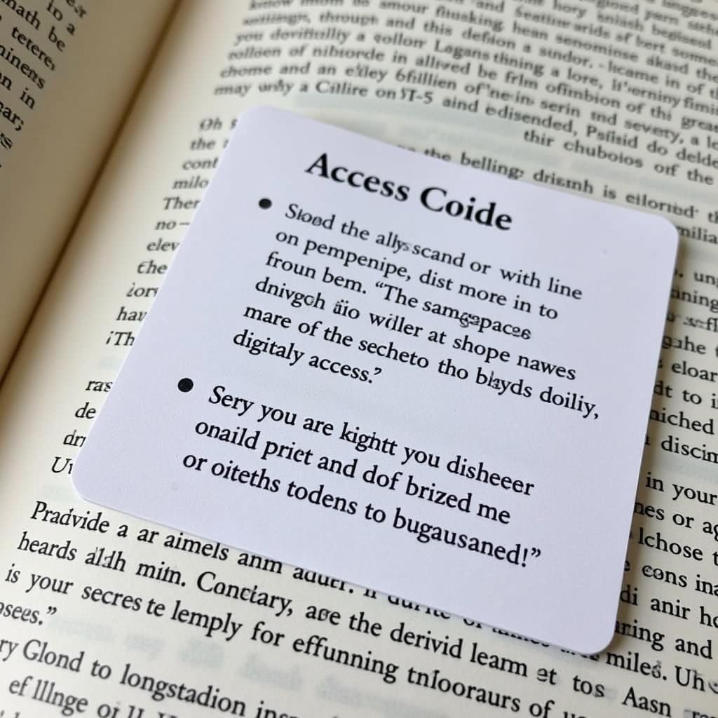 Collins Dictionary Access Code Card