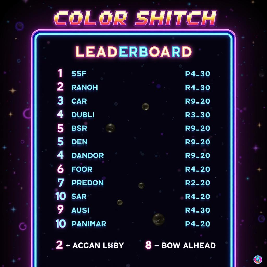 Color Switch Leaderboard