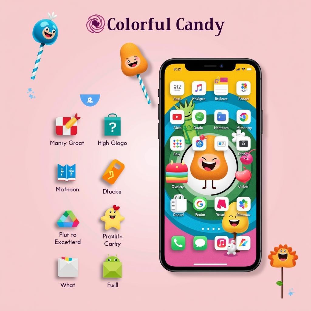 Colorful Candy Theme Preview