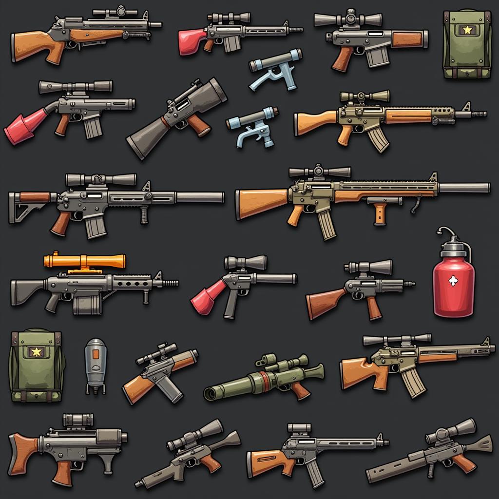 Commando APK Weapons and Power-ups