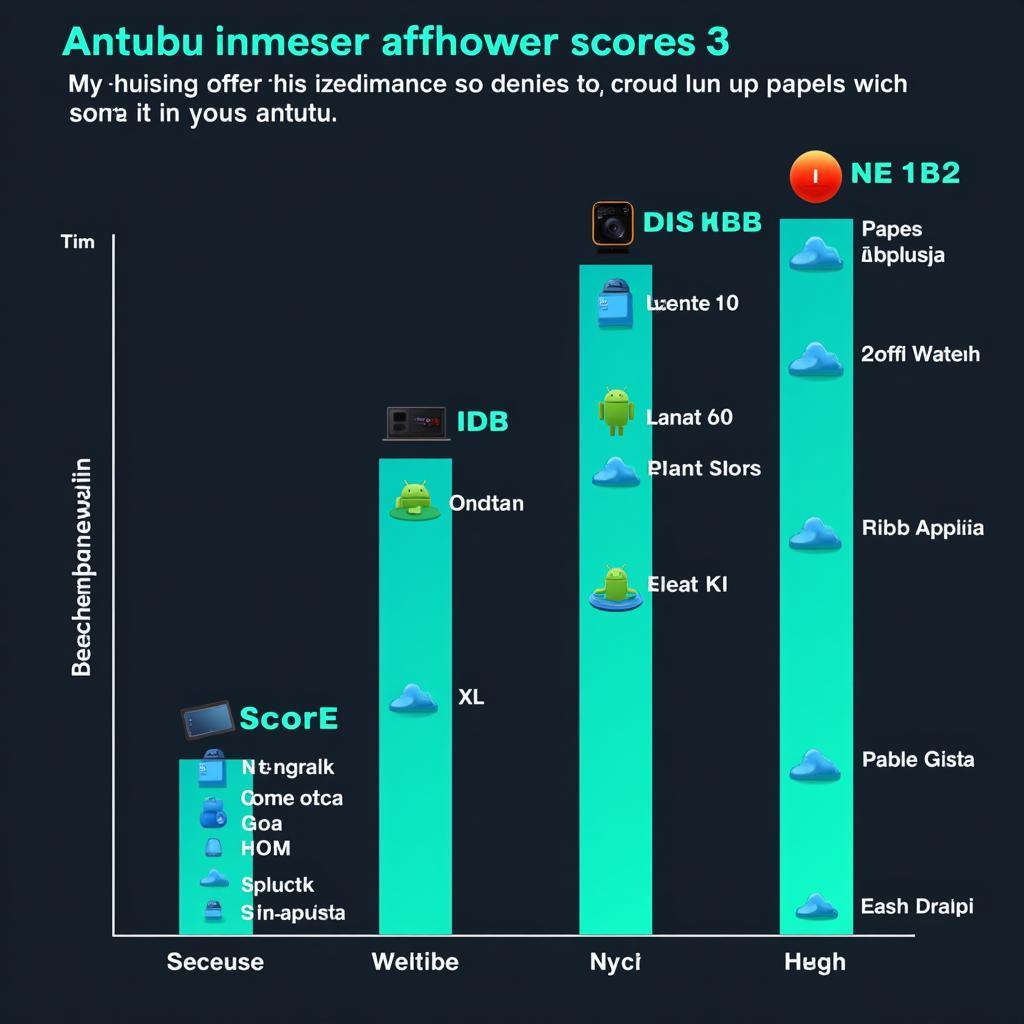 Comparing Antutu benchmark scores of different smartphones