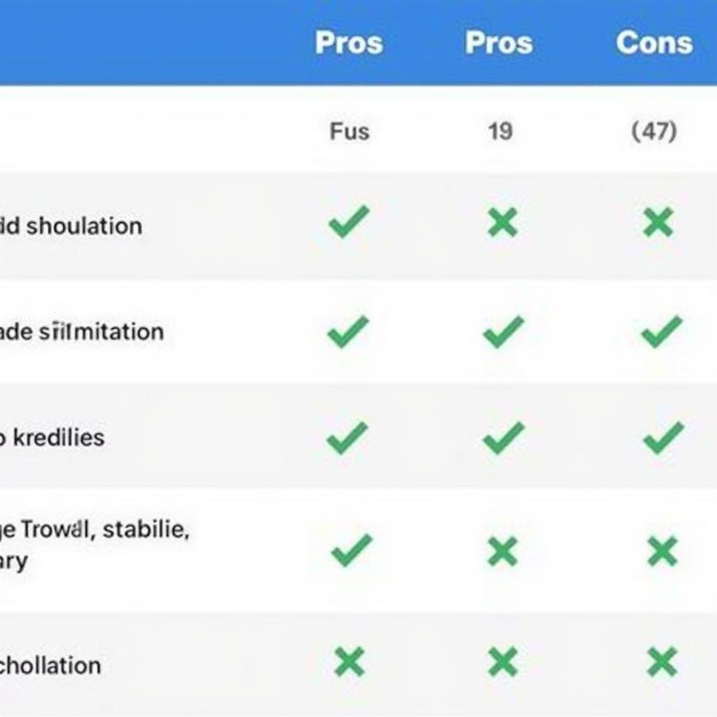 Comparison of Connection Stabilizer Booster Mod APK Features