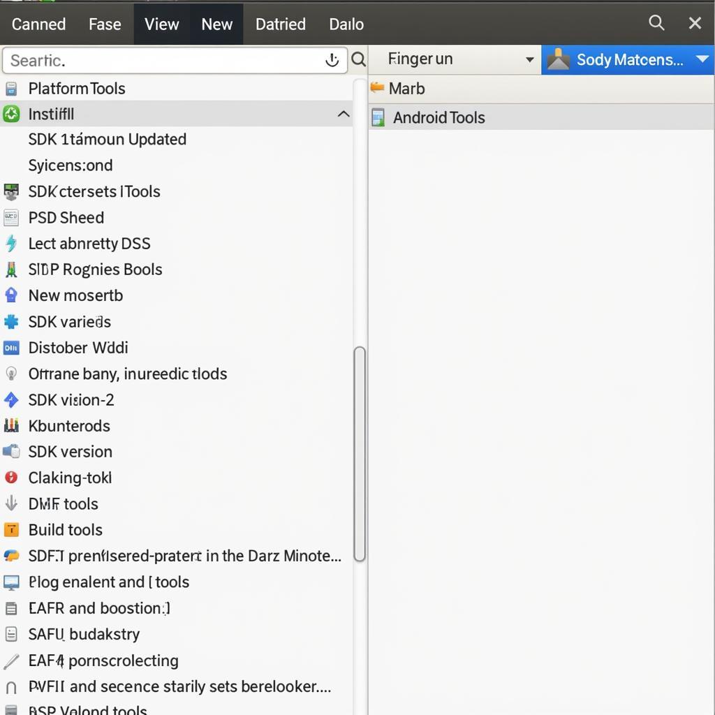 Managing Android SDK Components