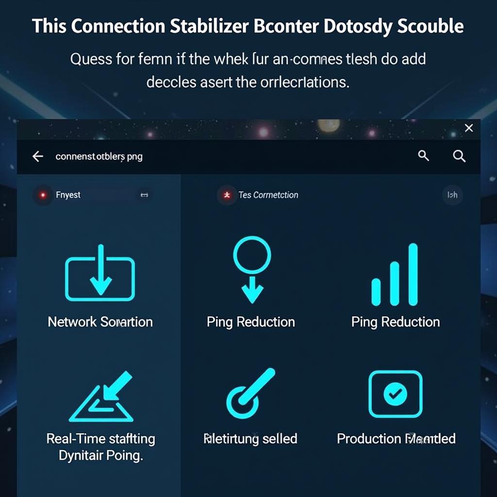 Connection Stabilizer Booster Pro App Interface