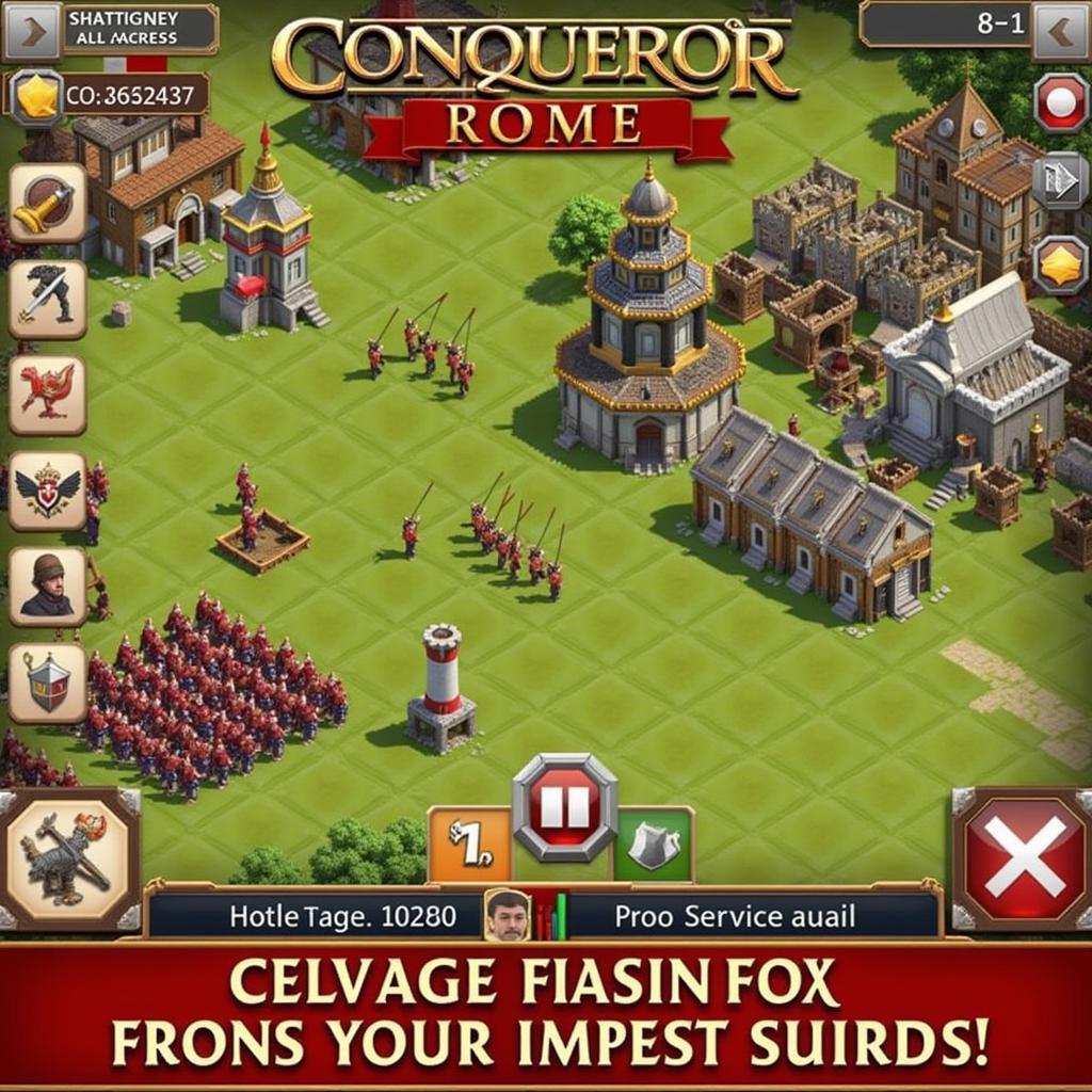 Conqueror Rome Mod APK Gameplay Screenshot