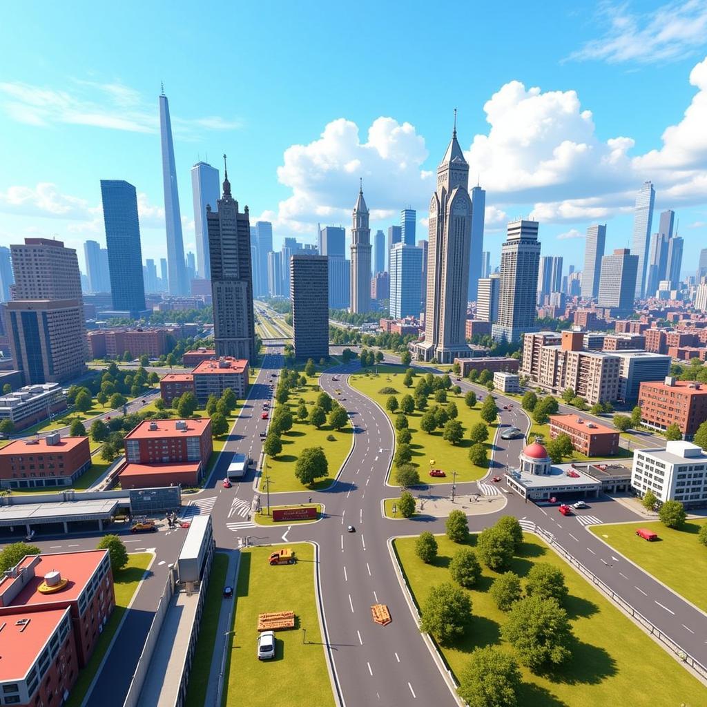 Construction Simulator 3 Mod APK Cityscape