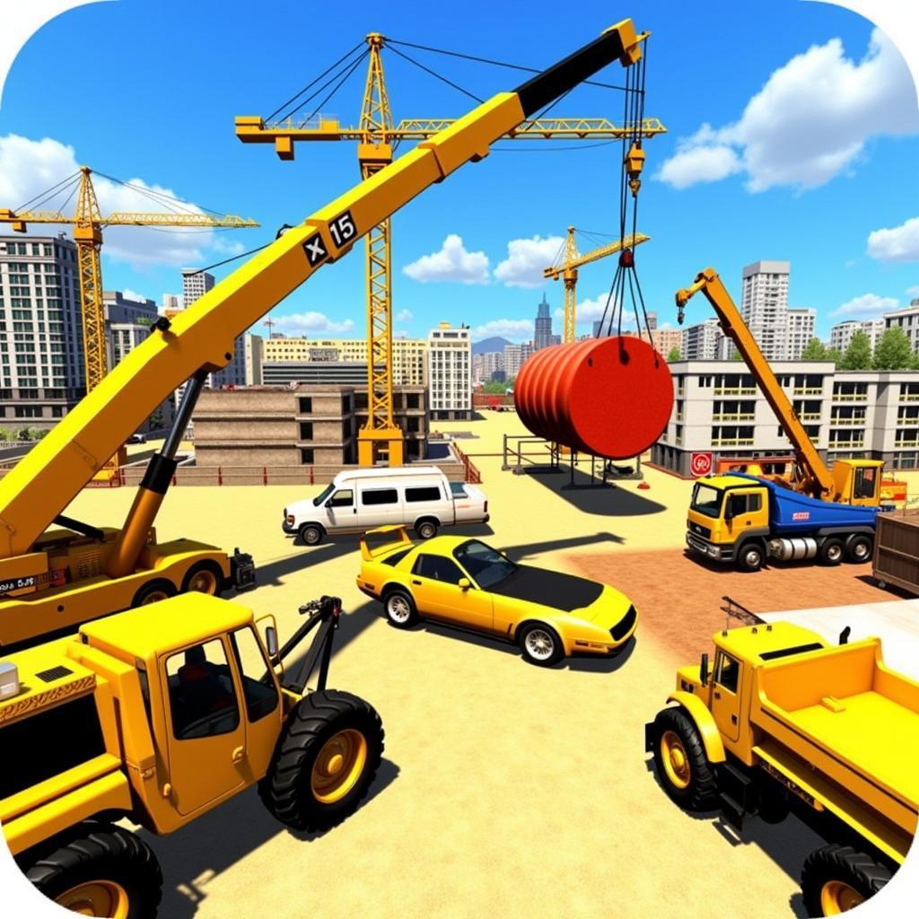 Construction Simulator 2015 Mod Apk Gameplay