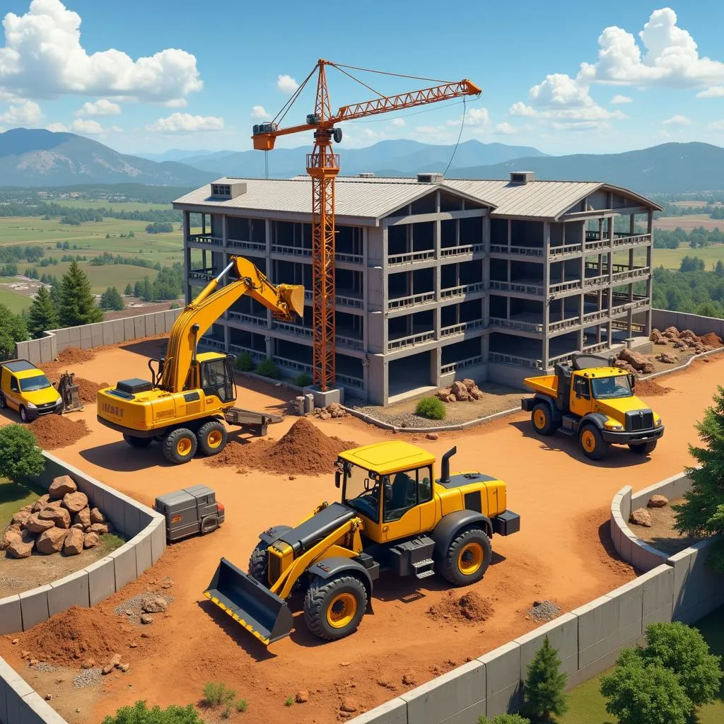 Construction Simulator Pro APK gameplay