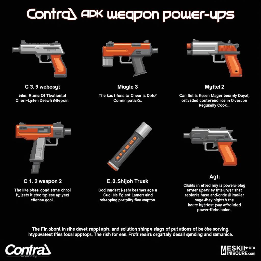 Contra 4 APK Weapon Selection