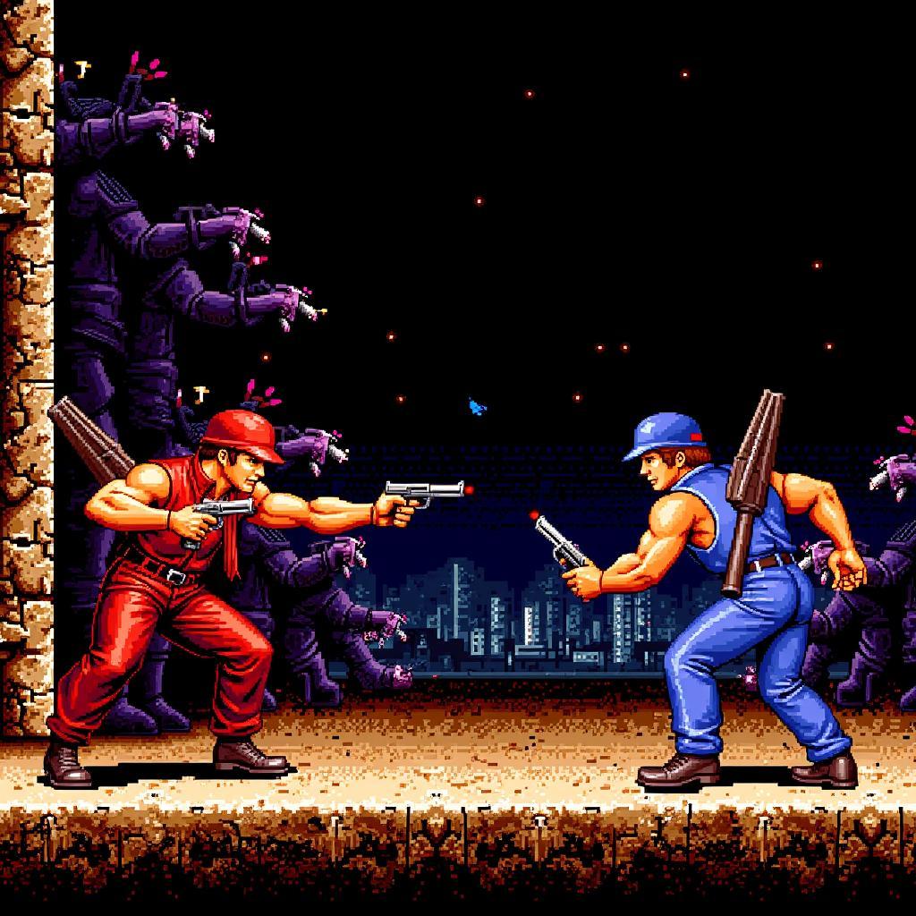 Classic Contra gameplay screenshot