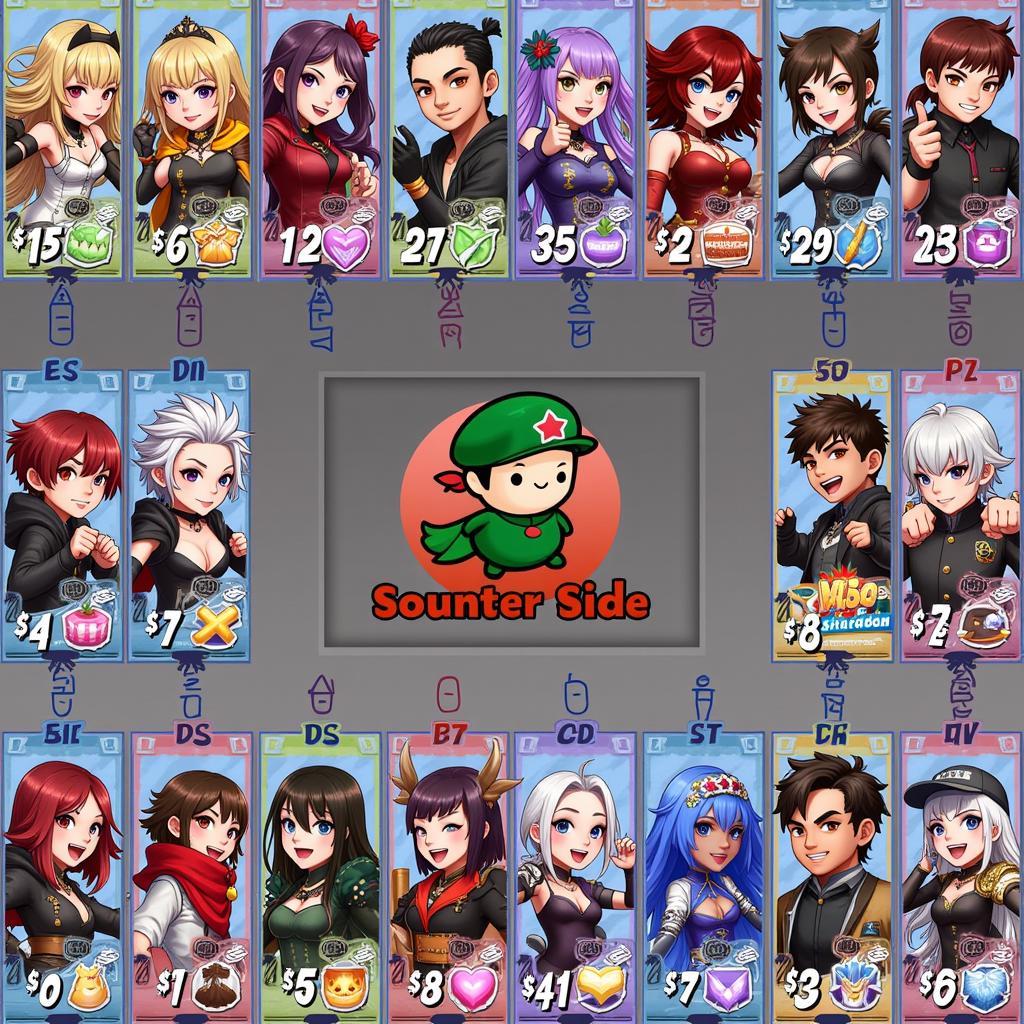 Counter Side APK Character Roster