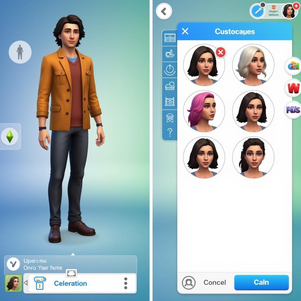 Creating Your Sim in The Sims Mobile