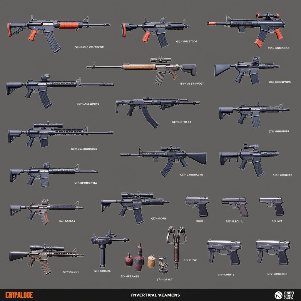 Critical Ops Weapons and Gear