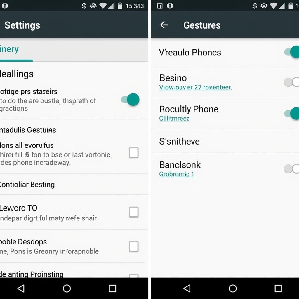 Custom Gesture Settings.apk Example