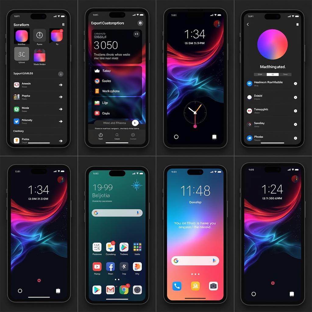 Customization Options in AMOLED Pro