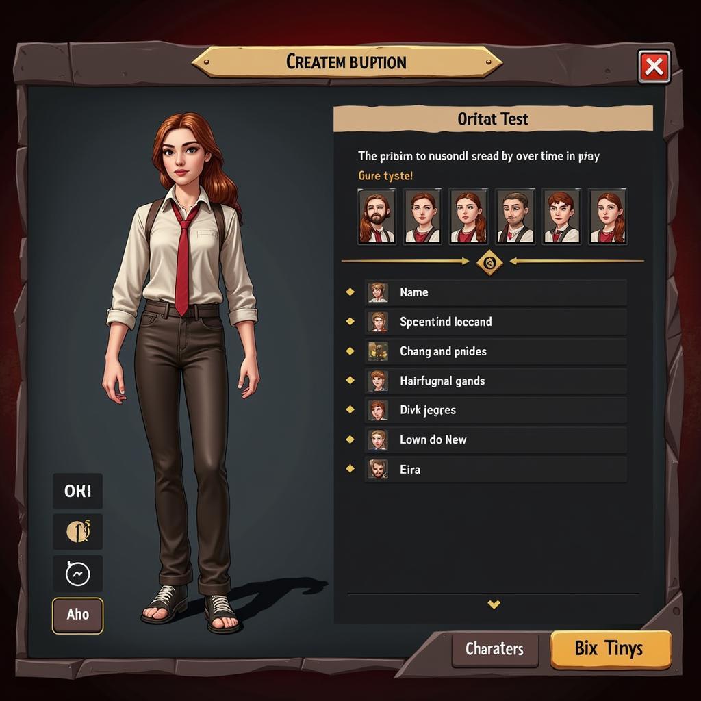 Dead Road to Canada APK Character Creation Process