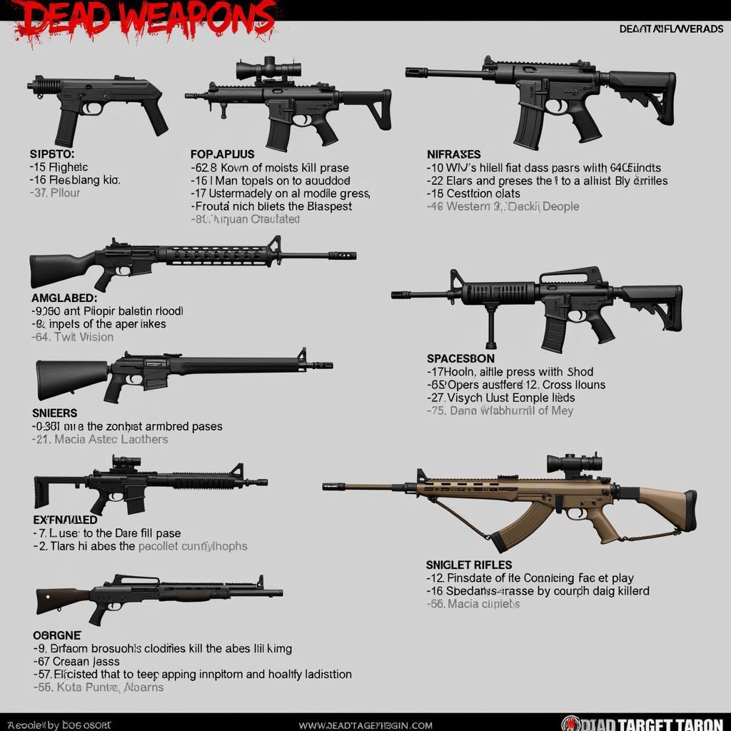 Dead Target Weapon Arsenal