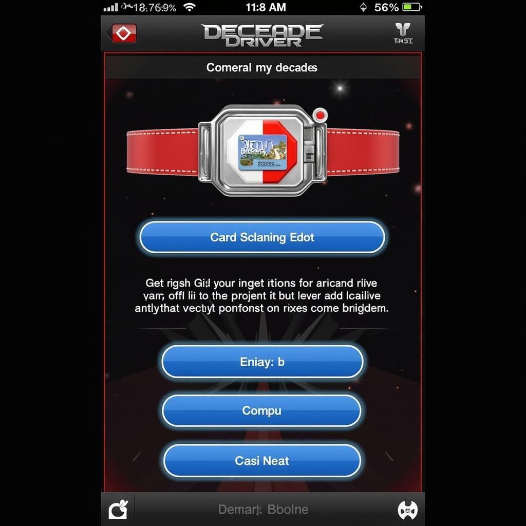 Kamen Rider Decade Driver App Screenshot