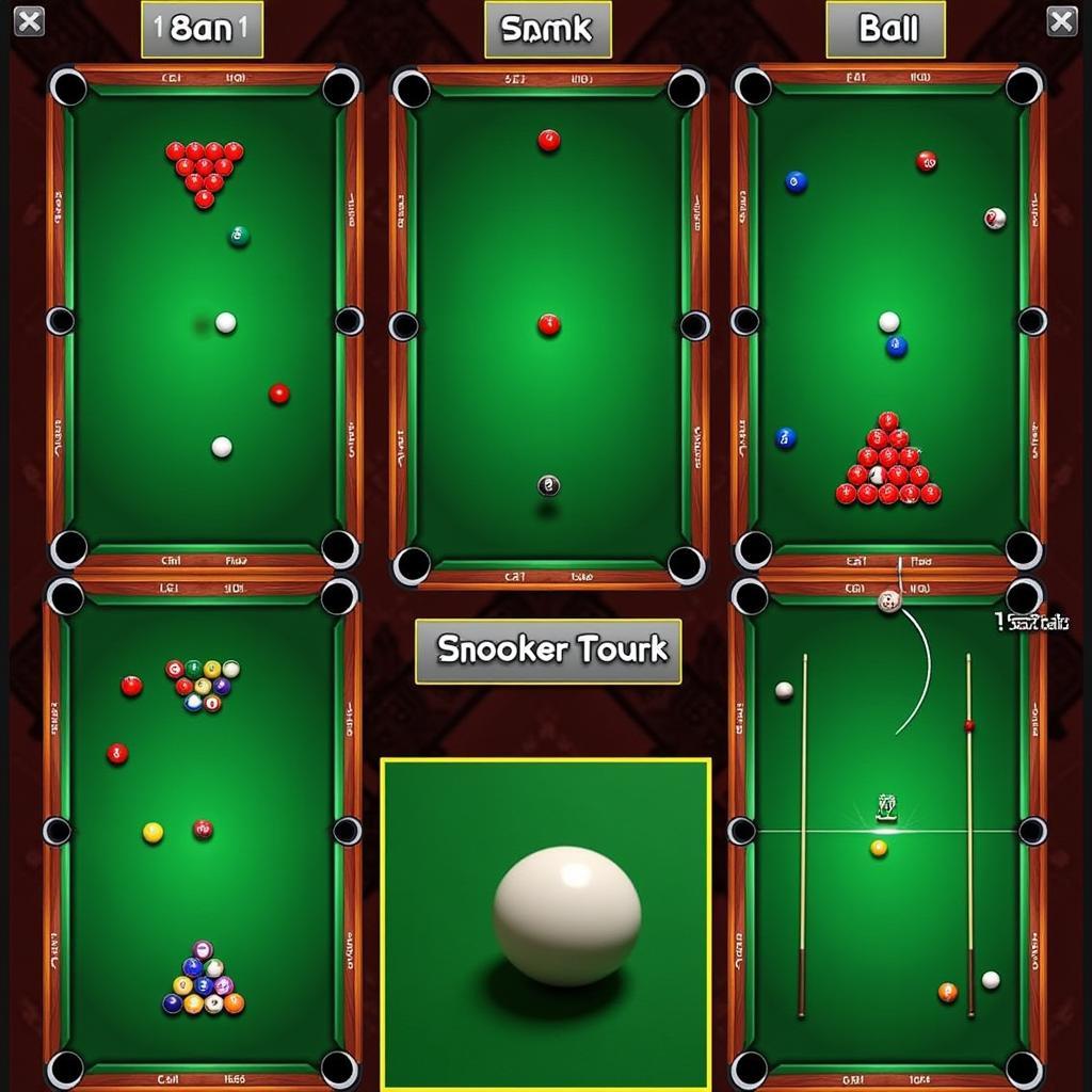 Different Game Modes in Billiard 3D APK